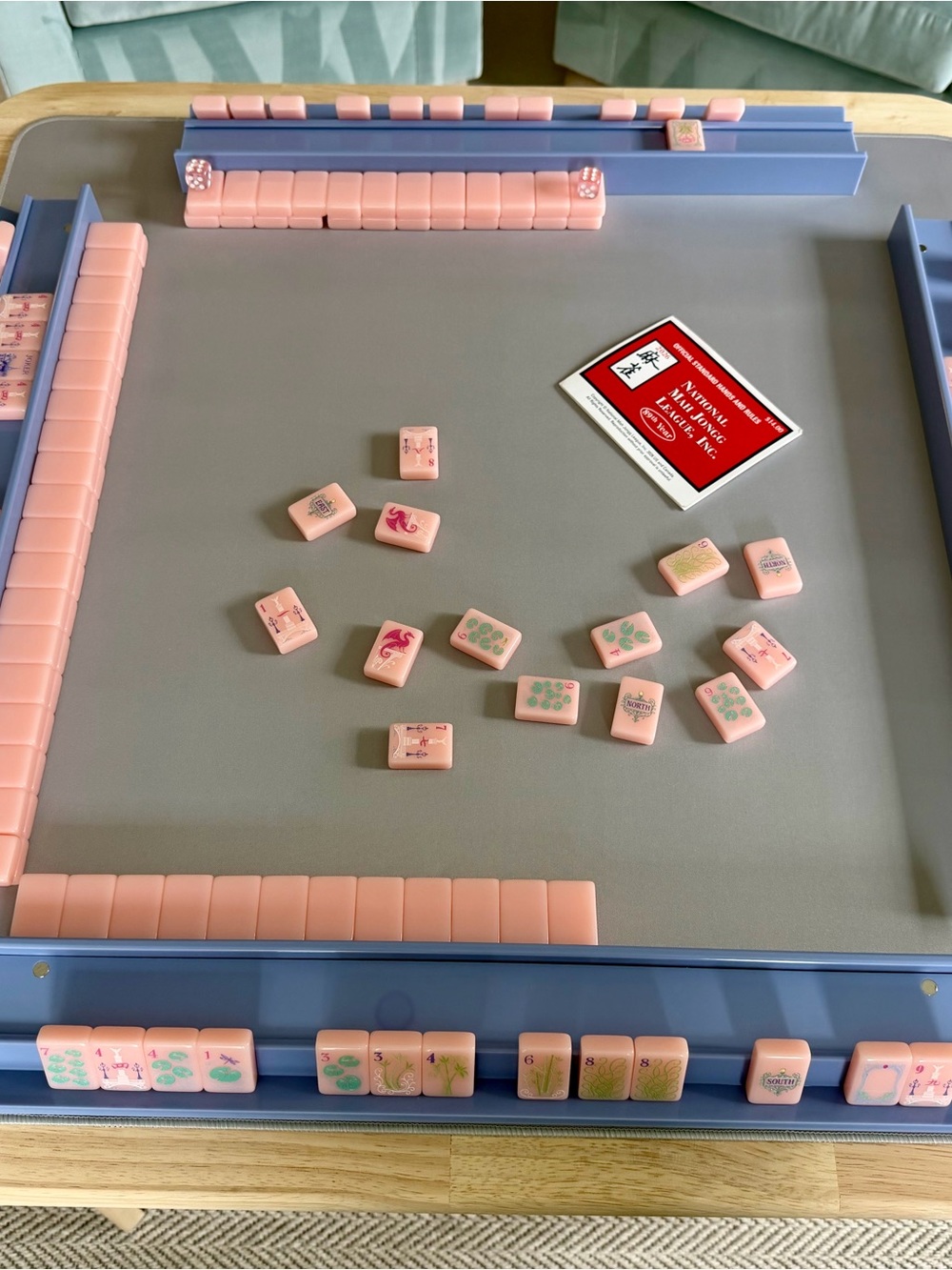 Mahjong Racks (New, deep periwinkle) - Picture 7 of 7